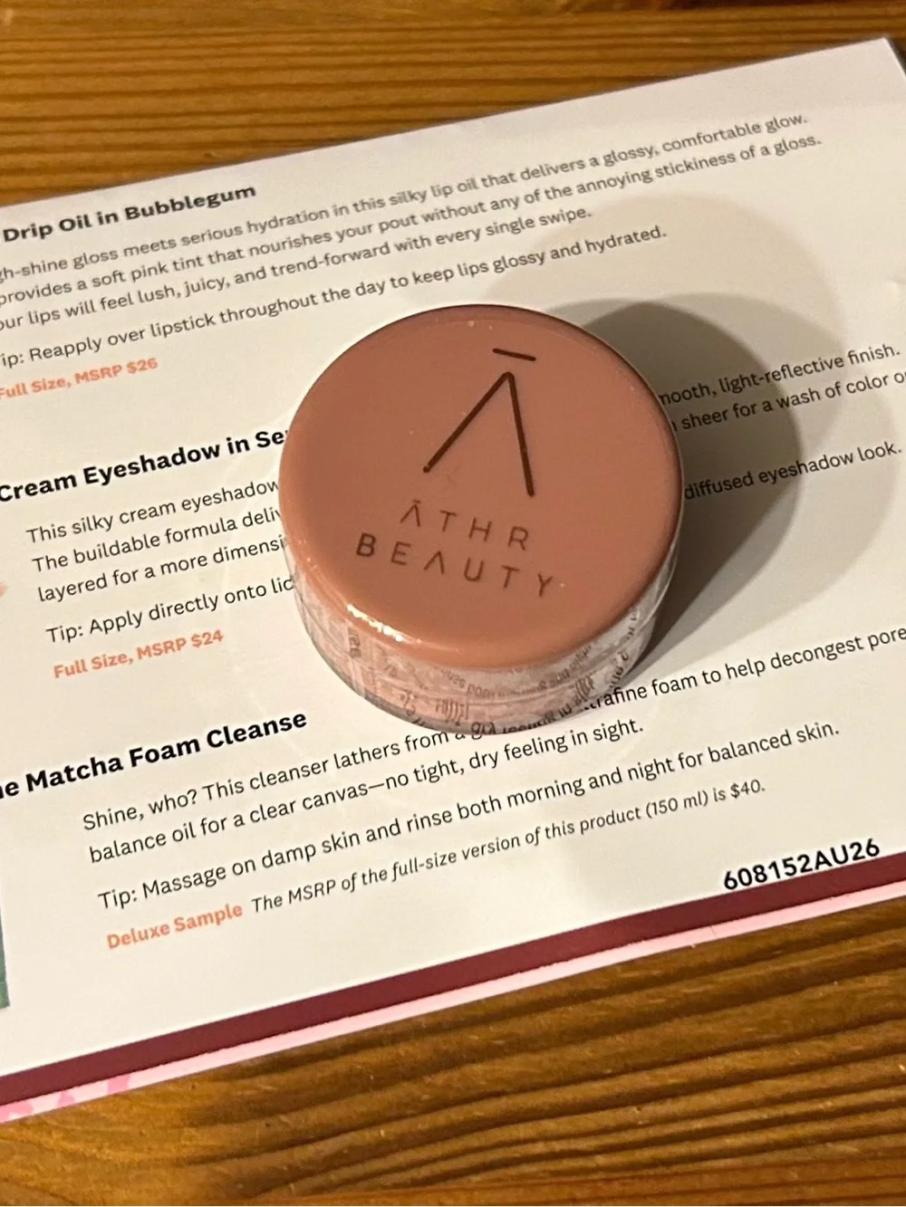 ATHR Beauty Cream Eyeshadow - Serafina
